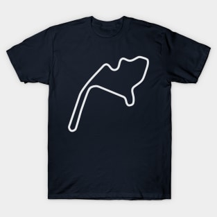 Mid-Ohio Sports Car Course [outline] T-Shirt